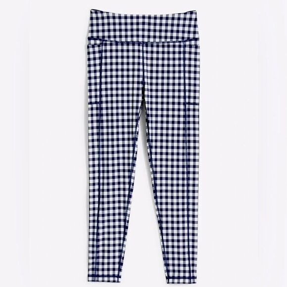 Draper James Navy Gingham Leggings - Picture 1 of 4